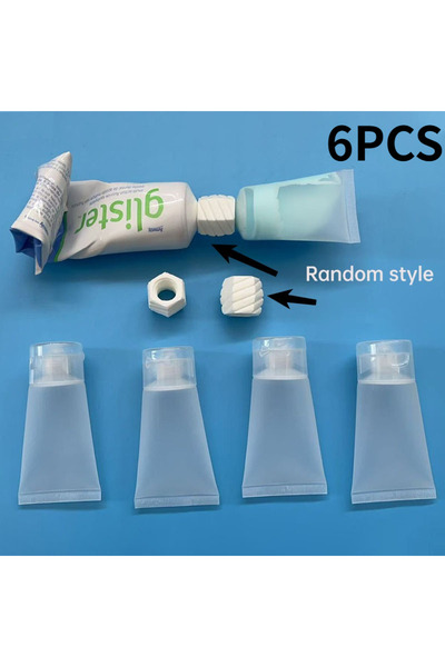 Choice 6pcs set Travel Bottles,Bottle Adapters,Convenient Toothpaste Facial C...