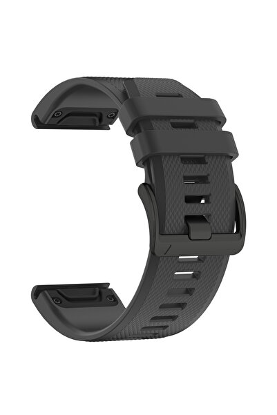 Choice76 حزام QuickFit مقاس 26 ملم - أسود، حزام رياضي من السيليكون مقاس 22 مل...