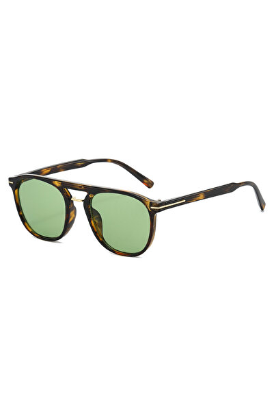 Choice5 green stripe green 2026 Aviator Retro Sunglasses European Street Phot...