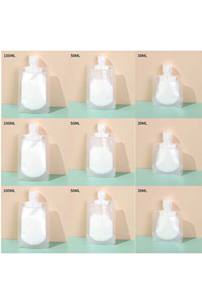 Choice14 3 set(9pcs) 2-10Pcs Shampoo Makeup Fluid Sub Bottle Packaging Bottle...