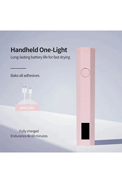 Choice USB LCD version Pink Mini Fashion And Portable Salon Quick Dry USB Nai...