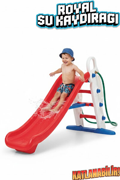 St Morritz Bebeck Royal Katlanabilir Sulu Büyük Kaydırak Su Kaydırağı Slide -...
