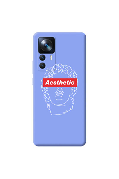 Other Xiaomi Mi 12T Aesthetic Light Purple Colored Silicone TPU Θήκη