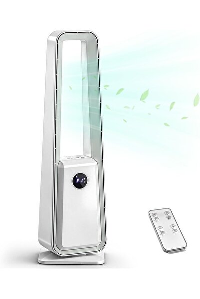 Primo Plus DX2663 Bladeless Tower Fan Electric, 80W Powerful Vertical Cooling...
