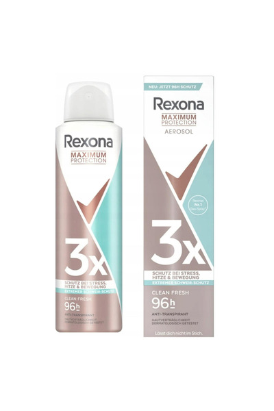 Rexona Deodorant Antiperspirant Protecție Maximă CLEAN FRESH, 150 ml