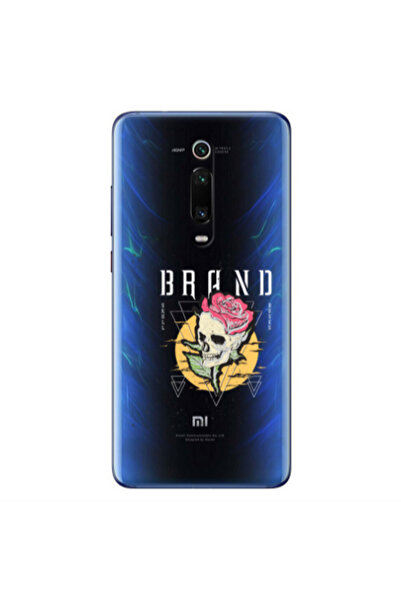 Other Xiaomi Mi 9T Skull Roses Transparent Silicone TPU Θήκη
