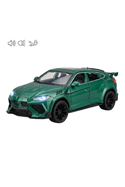 DrKala Колекционерска метална кола Lamborghini Urus, мащаб 1:32, LED светлини...