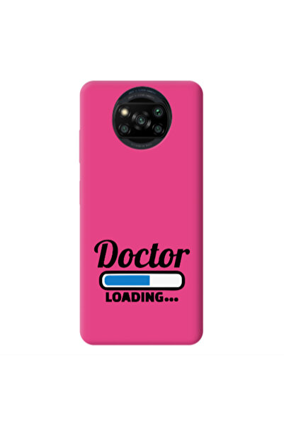 Other Xiaomi Poco X3 /X3 Pro Doctor Loading Fuchsia Colored Silicone TPU Θήκη