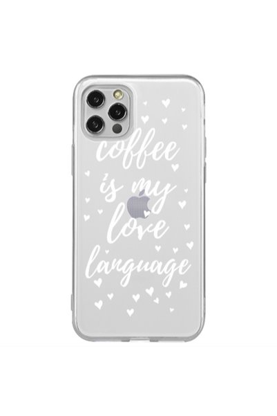 Other Apple iPhone 12 Pro Coffe is my love language Transparent Silicone TPU ...