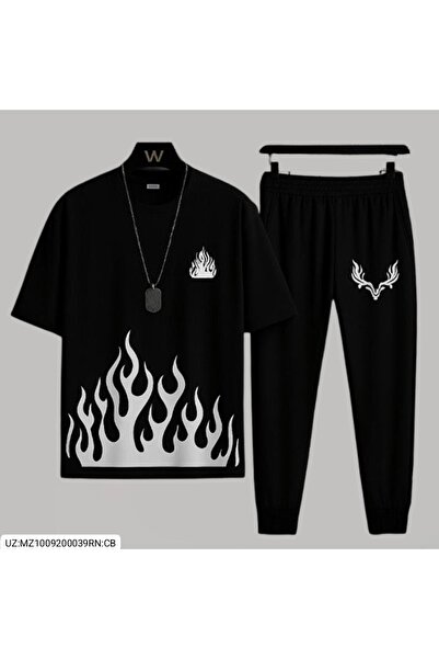 ZEMLİYA Sara Unisex Oversize Shorts Set Short Sleeve T-Shirt Comfortable Fit ...