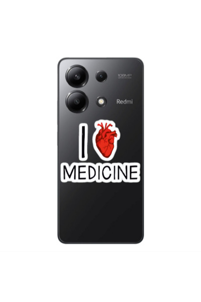 Other Xiaomi Redmi Note 13 4G I Love Medicin Transparent Silicone TPU Θήκη