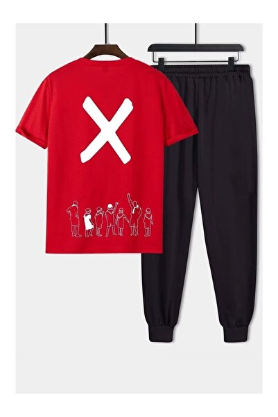 ZEMLİYA Sara Unisex Oversize Shorts Set Short Sleeve T-Shirt Comfortable Fit ...