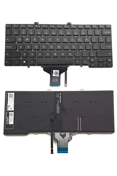 unbranded Πληκτρολόγιο για Dell Latitude 7400/5400 KEY-111 με backlight, μαύρο