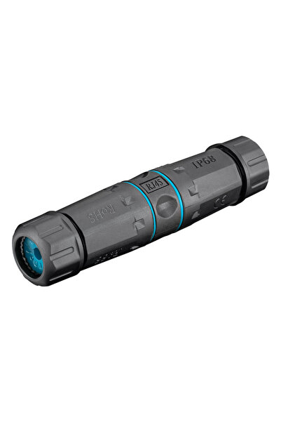 goobay αδιάβροχος σύνδεσμος RJ45 Cat 6A 44416, IP68, μαύρο