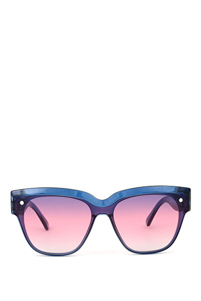 Snob Milano Vamp Navy Blue Acetate Women's Sunglasses