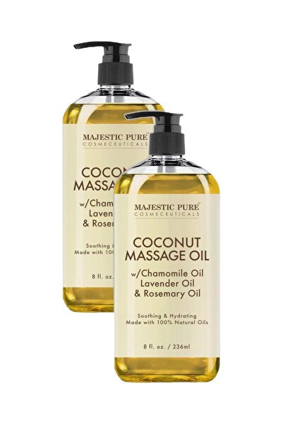 Majestic Pure Pack of 2 - Coconut Massage Oil - 236 ml