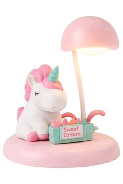 Superbaby Lampă de veghe interactivă Unicorn, din plastic, lumini reglabile, ...