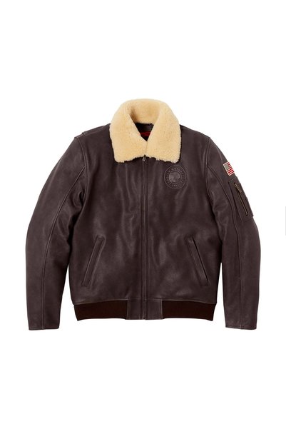 Indian motorcycle RAINSUIT JACKET MW FLYING BOMBER CEKET KAHVERENGİ