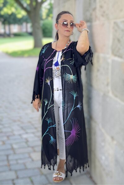 yagmurberen Size 44-52 Compatible Leaf Patterned Sleeves and Skirt Ends with ...