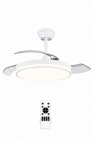 Helios Ledmar HS-9313 Arcanum 85W Tavan Vantilatörü Kumandalı 3 Pervaneli LED...