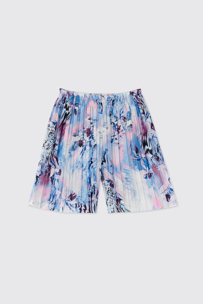 Panço Girl's Blue Shorts