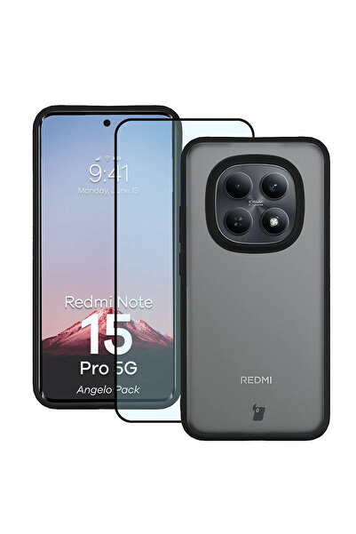 BizonMobile Husă 2-în-1 Bizon Angelo și sticlă securizată pentru Xiaomi Redmi...