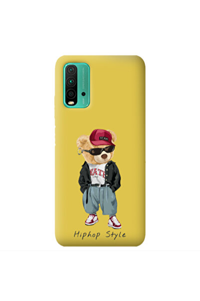 Other Xiaomi Poco M3 Hip hop style Yellow Colored Silicone TPU Θήκη