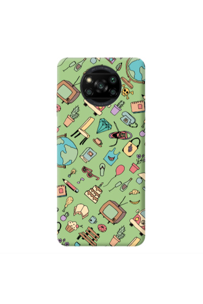 Other Xiaomi Poco X3 /X3 Pro Mixed up Light Green Colored Silicone TPU Θήκη