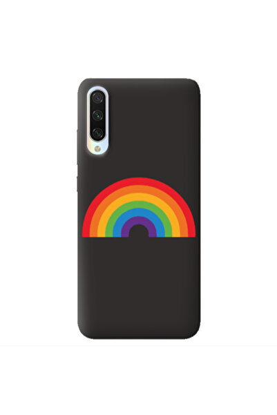 Other Xiaomi Mi 9 Lite Rainbow Mini Black Colored Silicone TPU Θήκη
