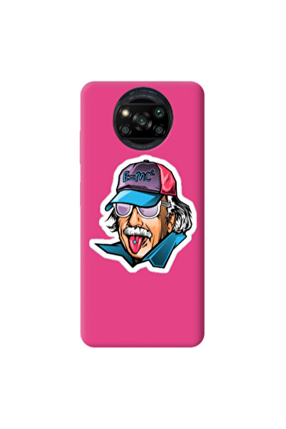 Other Xiaomi Poco X3 /X3 Pro Einstein Fuchsia Colored Silicone TPU Θήκη
