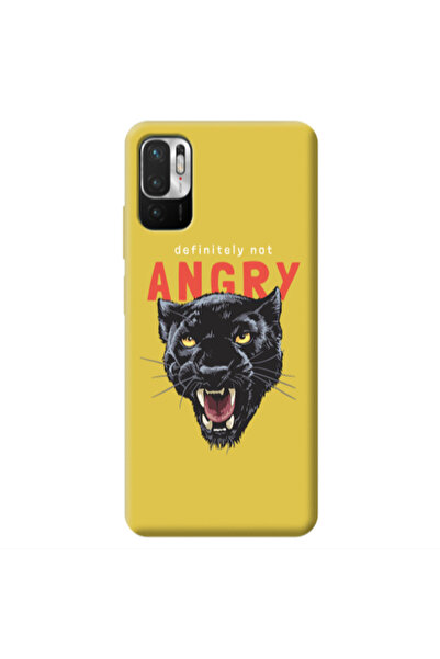 Other Xiaomi Redmi Note 10 Pro 5G Pointed teeth Yellow Colored Silicone TPU Θήκη