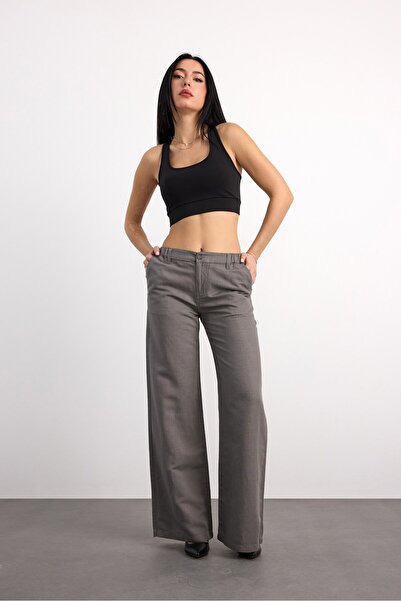 Vigoss Jeans 24333-05574 Women's Gabardine Pants with Elastic Waist 24333-05574