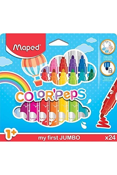 Maped Μαρκαδόροι Color Peps 24 Έντονα Χρώματα (846222)