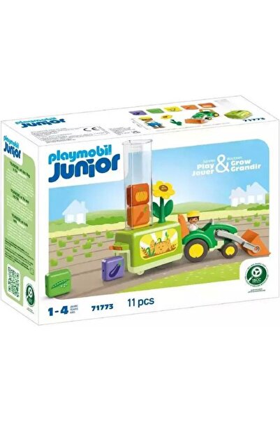 Playmobil Τζούνιορ: Τρακτέρ με Λαχανικά (71773)