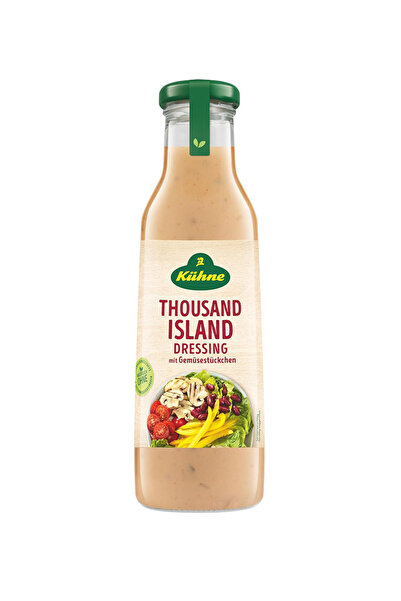 Kühne Dressing Thousand Islands cremos si picant, cu bucati de legume Kuhne 5...
