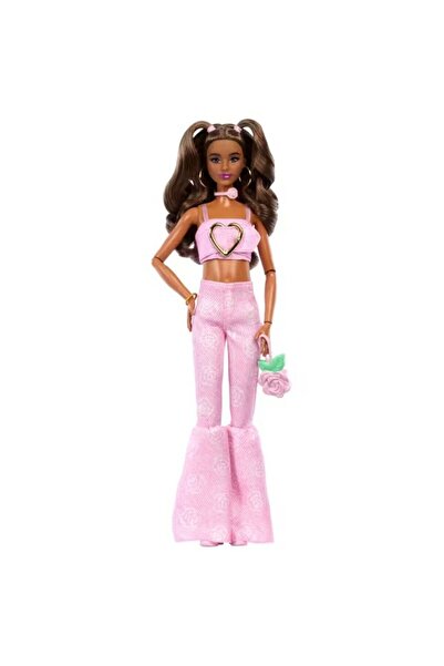 mattel Μπάρμπι Πολυτελές Στυλ Ροζ Τζιν Καμπάνα (JJN72)