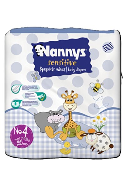 NANNYS Sensitive No6 JUMBO (15-30Κg) 16 τμχ βρεφικές πάνες