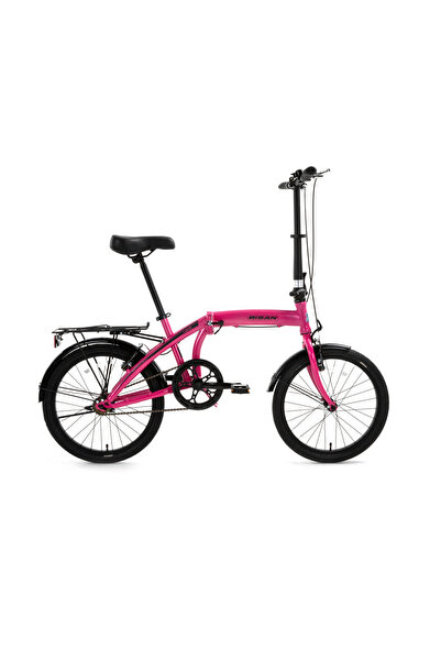 Bisan TWIN KATLANIR BİSİKLET 32CM V 20 JANT 1 VİTES METALİK PEMBE PEMBE SİYAH