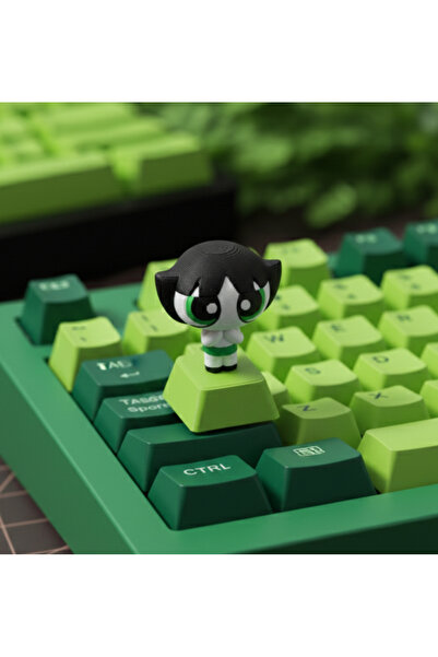 Keybitcap Buttercup – El Boyaması PLA Artisan Keycap