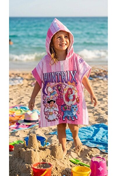 Mother Choise Girl's Hntrx Most Loved Poncho Towel