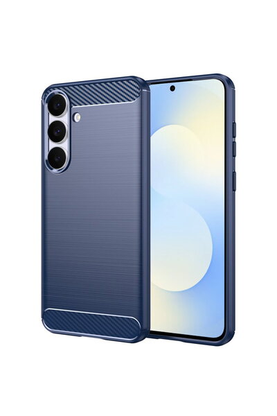 Techsuit Husă pentru Samsung Galaxy S25 FE - Silicon Carbon - Albastru