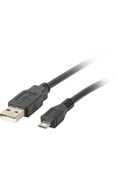 Lanberg CA-USBM-10CC-0018-BK Cablu USB 1,8 m USB 2.0 Micro-USB B USB A Negru