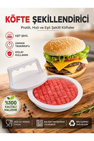 NAR ZÜCCACİYE Hamburger Köfte Kalıbı Köfte Presi Şekillendirici Burger Press ...