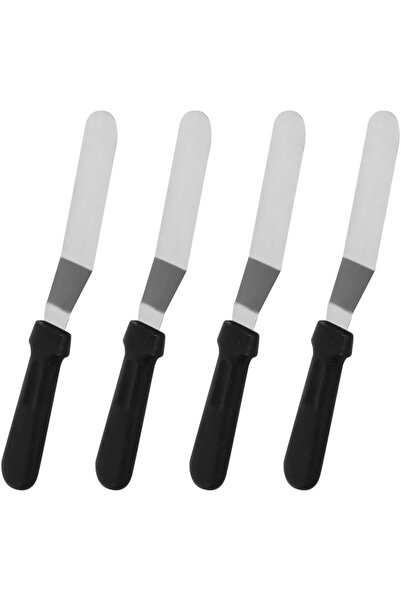Arabest 4-Piece Cake Decorating Spatulas,6 Inches Stainless Steel Angled Icin...
