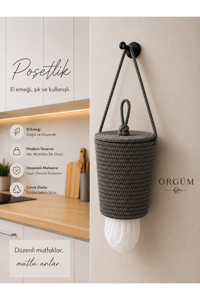 EGE ÖRGÜM Bag Holder Decorative Organizer