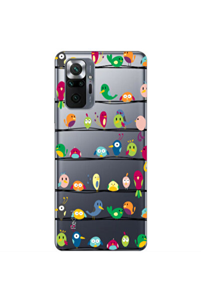 Other Xiaomi Redmi Note 10 Pro 4G birds Transparent Silicone TPU Θήκη