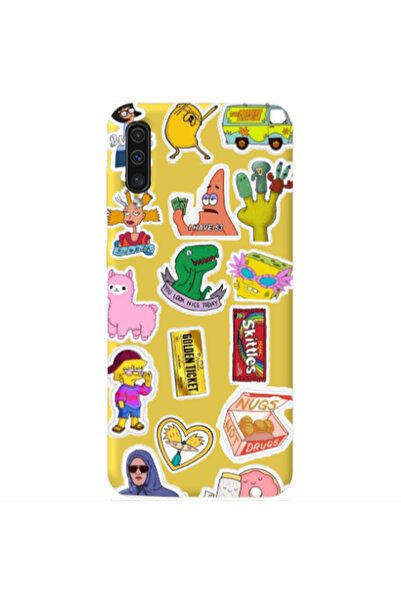 Other Samsung A70 best cartoons Yellow Colored Silicone TPU Θήκη