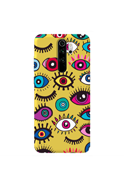Other Xiaomi Redmi Note 8 Pro Multiple eyes Yellow Colored Silicone TPU Θήκη