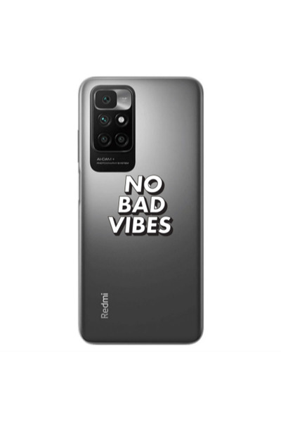 Other Xiaomi Redmi 10 2022 No bad vibes Transparent Silicone TPU Θήκη