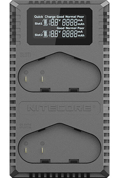 Nitecore Διπλός Φορτιστής Μπαταριών UCN4 Pro 9060060228 Συμβατός με Canon Κωδ...
